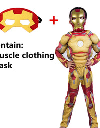 4-12Y Kids Superhero Cosplay Costume Child Halloween/Christmas/Prom Party Set Gift Kids Carnival Games Dress Up Costumes
