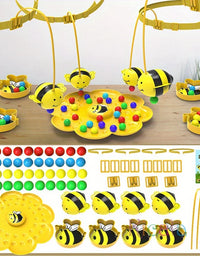 Little Bumblebee Multifunctional Board Game Puzzle Fishing Toys Interactive Educational Toys For Kids Christmas Gift Family Game
