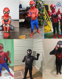 4-12Y Kids Superhero Cosplay Costume Child Halloween/Christmas/Prom Party Set Gift Kids Carnival Games Dress Up Costumes
