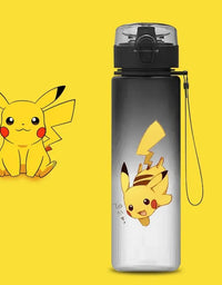 Pokemon 560ML Water Cup Anime Portable Children's Cute Pikachu Plastic Cartoon Outdoor Sports Large Capacity Water Bottle Gifts
