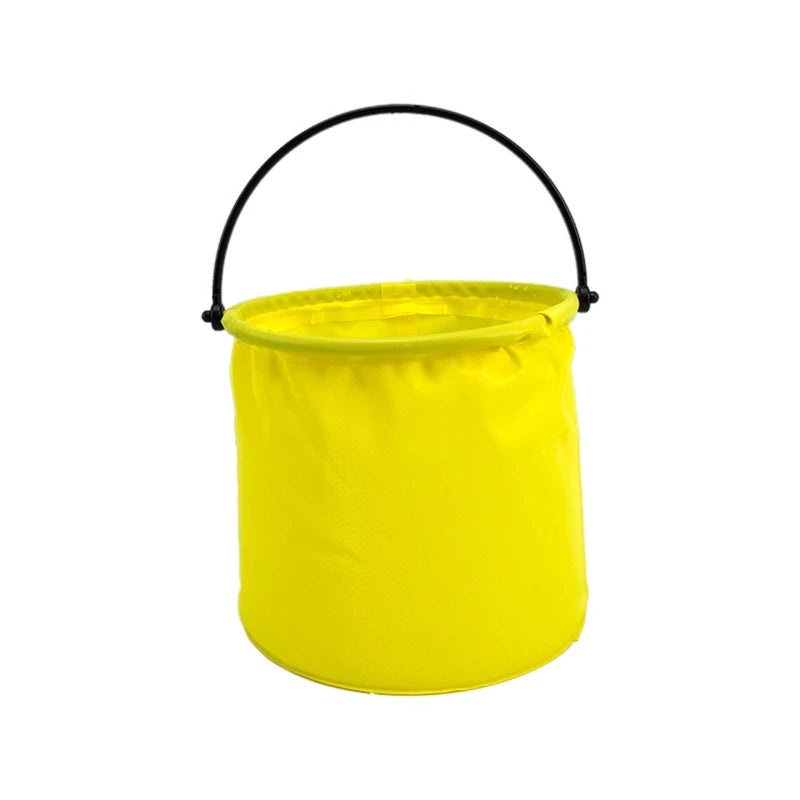 1Pc Beach Sand Play Bucket Toy Folding Collapsible Bucket Gardening Tool Outdoor Sand Pool Play Tool Toy Kids Summer Favor