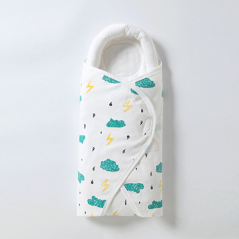 Newborn Baby Sleeping Bag Ultra-Soft Warm Blanket Pure Cotton Cocoon Infant Boys Girls Clothes Nursery Wrap Swaddle Bebe