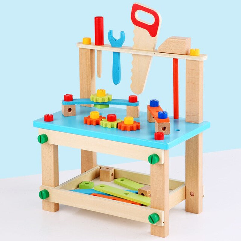 Montessori for Kid Children'S Educational Toys Chair Designer Set of Tools Wooden Toys Christmas Gifts for Girls Boys