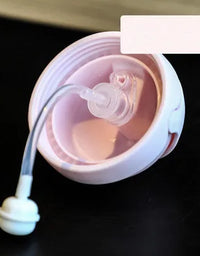 250Ml Baby Feeding Cup with Straw Children Learn Feeding Drinking Bottle Kids Training Cup with Straw
